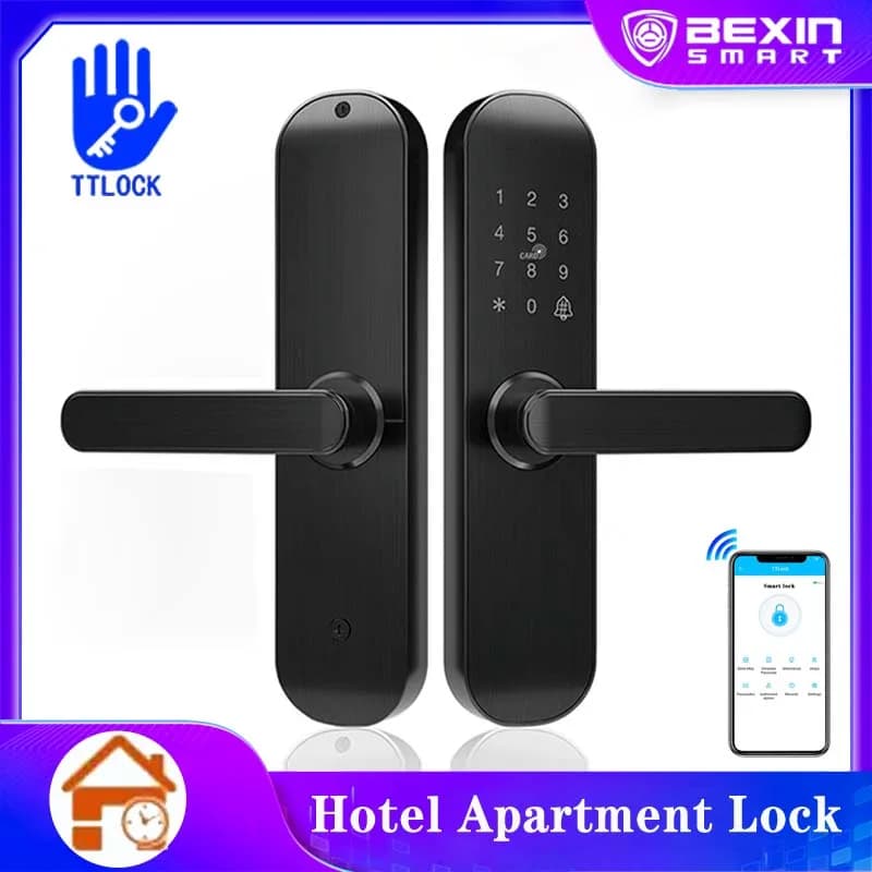 TTlock tthett App sicurezza Password elettronica Smart Door Lock codice digitale tastiera Hotel appartamento residenziale airinoltre