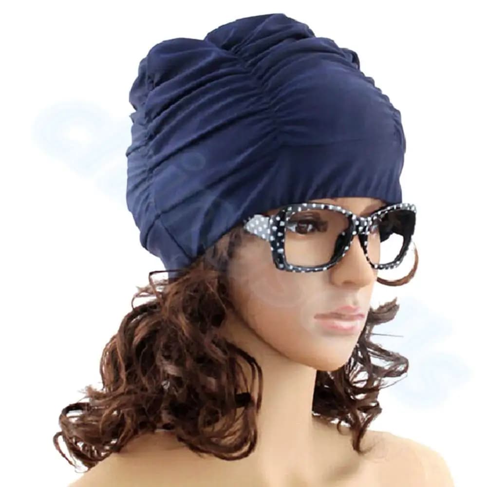 Women's Long Hair Bathtub Head, Stretch Hat, Toothbrush, Swimwear, Elasticized, Sports, Seaside Fold, Sexy Lady, Girls