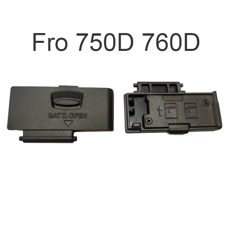 Nuovo coperchio dello sportello della batteria per canon 5D4 6D2 7D2 77D 800D 750D 760D riparazione della fotocamera