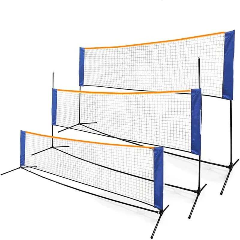 Adjustable Stainless Steel Foldable Tennis Volleyball Mesh from Badminton Adjustable For Outdoor Sports Professional
