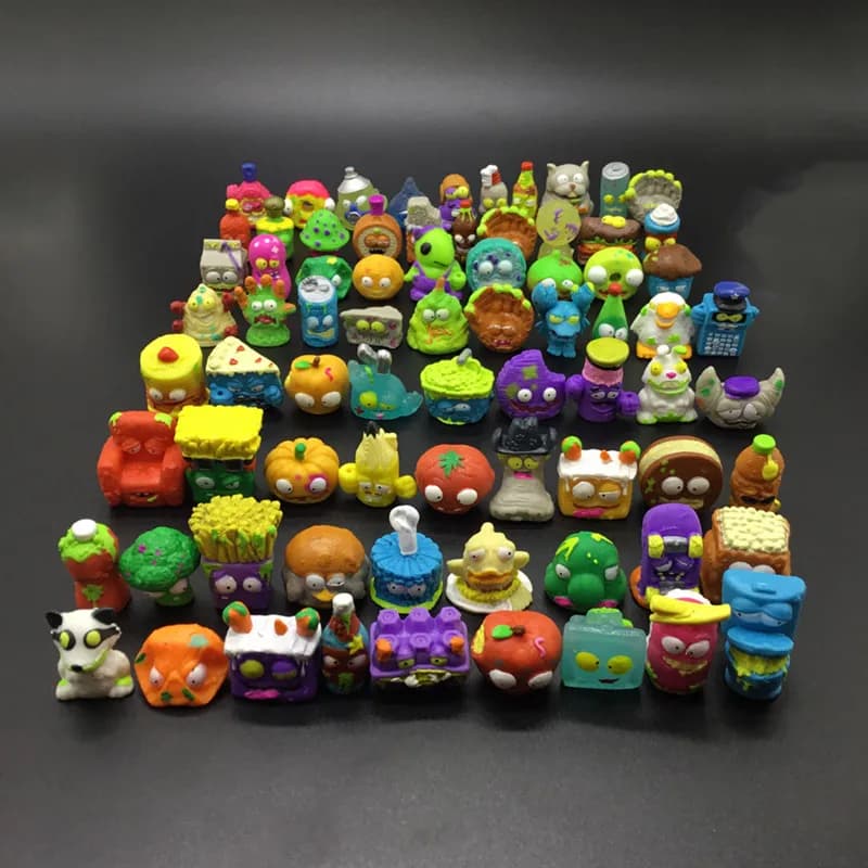 20-100 pezzi Zomlings Trash Dolls Action Figures 3 cm Grossery Gang Collezione di rifiuti Modello Giocattoli per bambini Regalo di compleanno