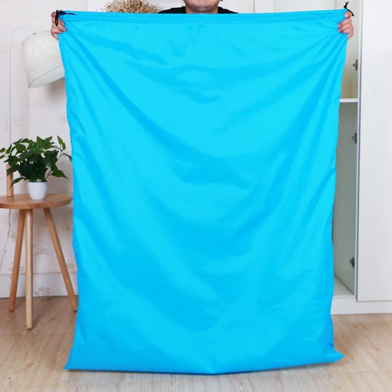 Heavy Duty Large Bedding Bags Travel Organizer Bag with Drawstring Field University Dormitory Large Handbags made of tear-resistant dirt fabric