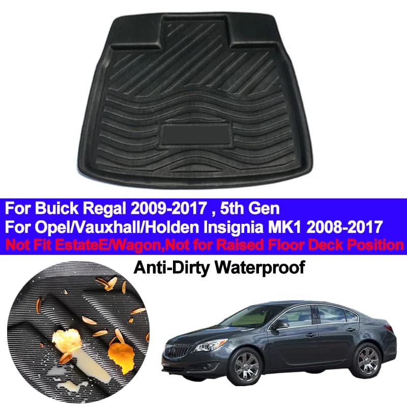 Auto Baule Posteriore Bagagli Zerbino Cargo Vassoio Boot Liner Per Buick Regal 2009 - 2017 Per Opel Vauxhall Holden Insignia MK1 2008 - 2017