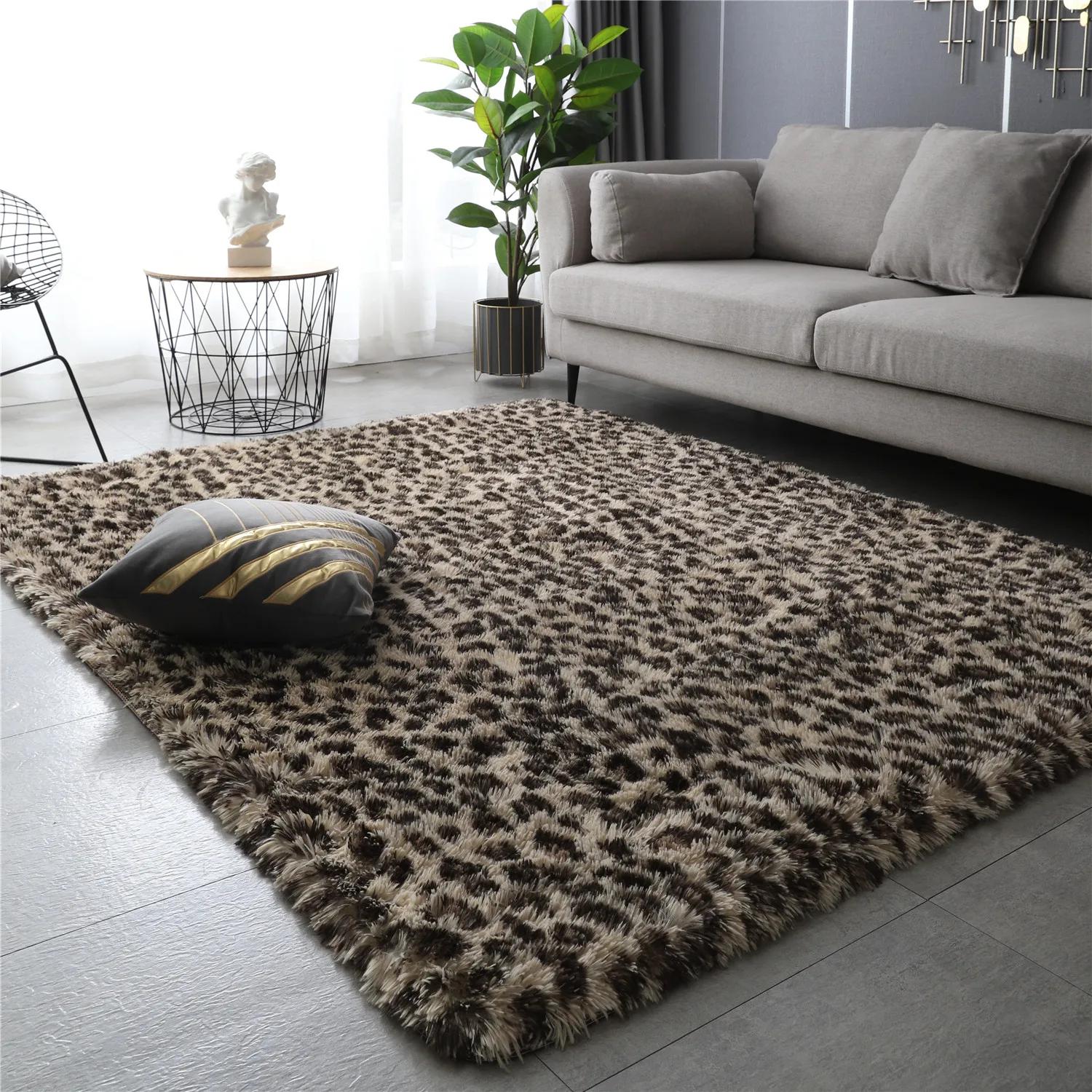 Tappeto soffice per soggiorno Tappeto peloso di lusso carino antiscivolo Tappeto grande peluche peloso Shag Tappeto super morbido e peloso