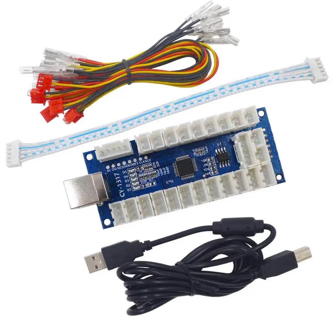 Controller Encoder Arcade USB a Latenza Zero per PS3/PS2/PC/Xbox 360, Scheda di Controllo Giochi per Windows e Android, Accessorio Gaming USB per PC