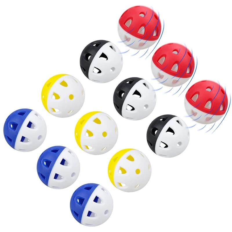 Palline da golf per pratica morbida da 12 pezzi Palline da golf per volo limitato per la guida in cortile - Palline da allenamento con sensazione realistica Forniture da golf
