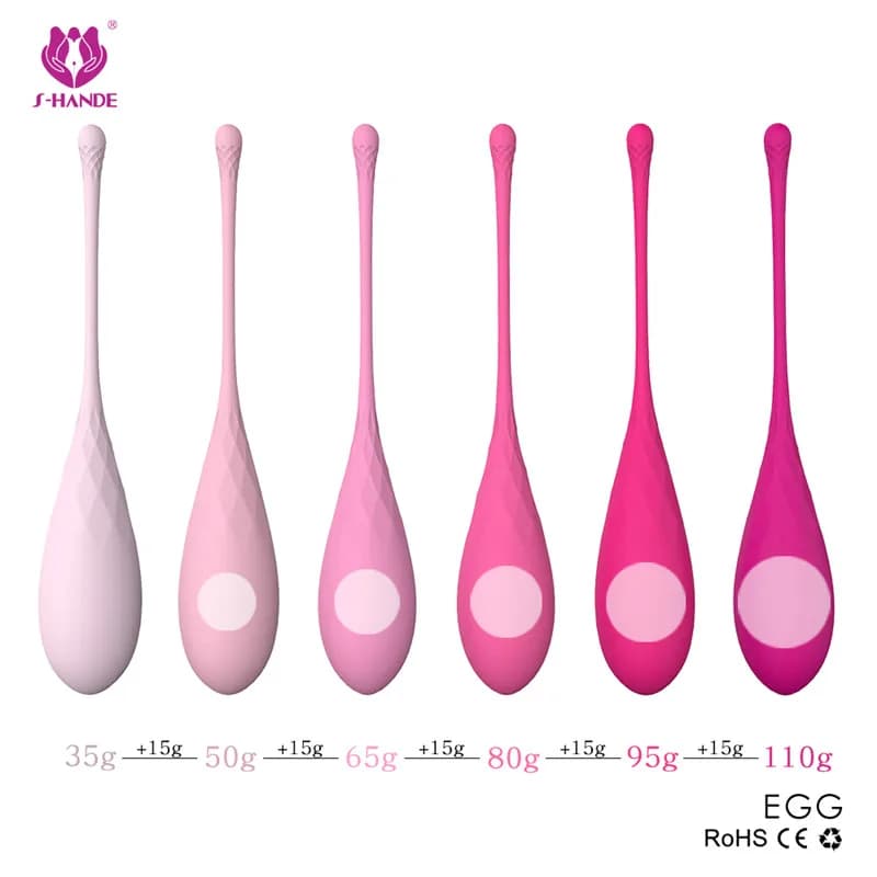 Best 6 pz/set Smart Kegel Palla Vibratore Vaginale Manubri di Kegel Ben Wa Sfera Vaginale Stretta Sfera di Esercitazione Prodotti Del Sesso per delle donne