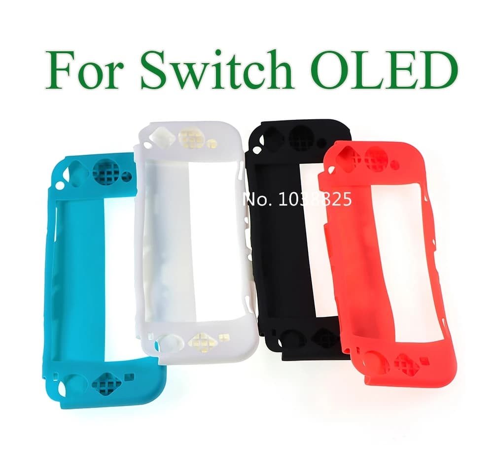 Custodia protettiva in silicone da 7 pollici Custodia morbida in pelle da gioco Custodia protettiva in silicone senza clip per interruttore oled