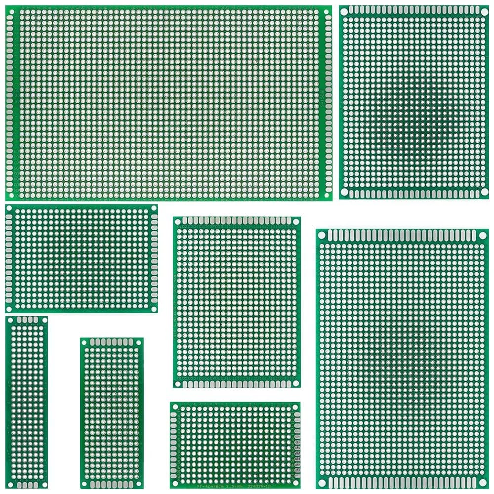 9x15 8x12 7x9 6x8 5x7 4x6 3x7 2x8 cm Double Side Prototype Diy Universal Printed Circuit PCB Board Protoboard For DIY