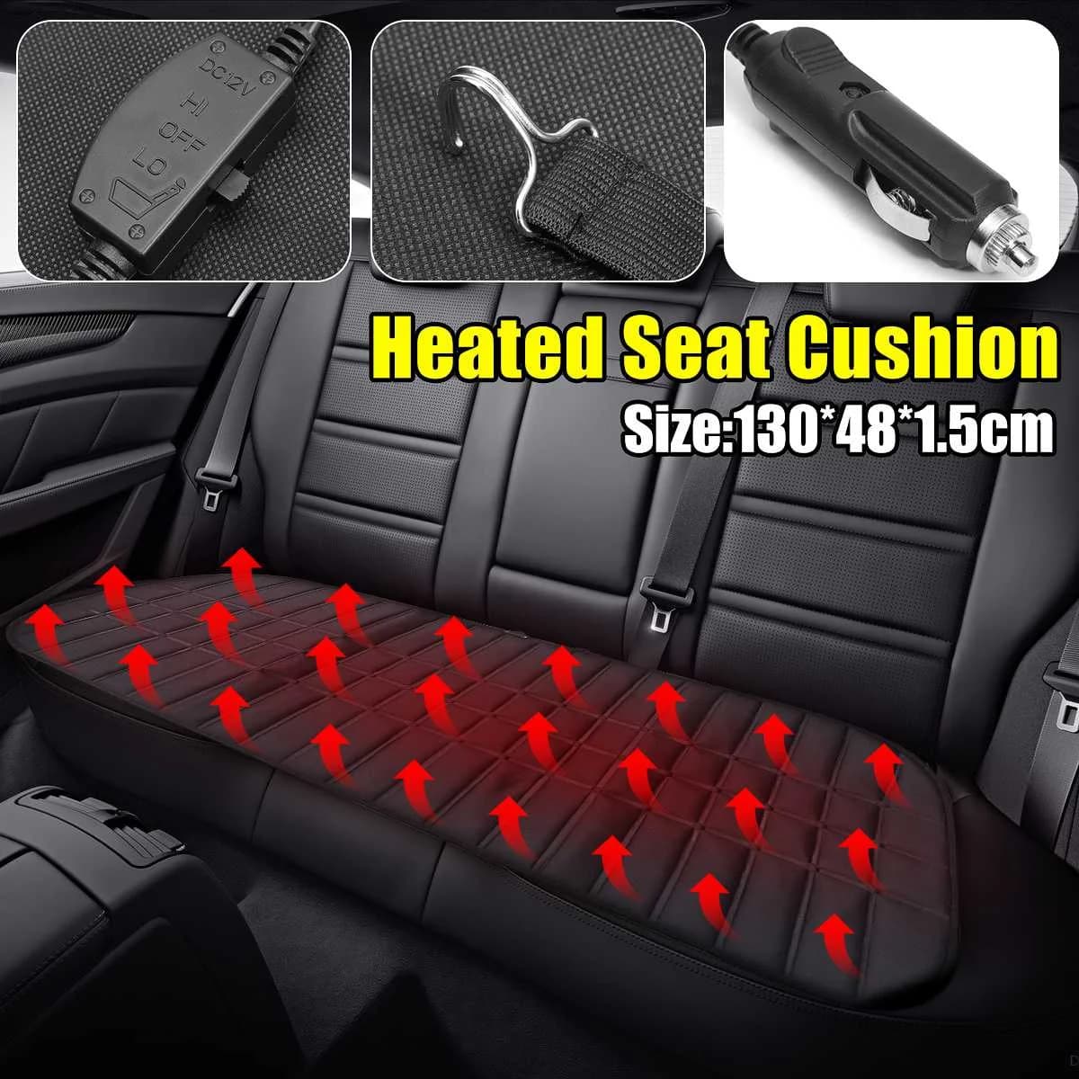 12V Car Rear Machine Rear Heated Heating Seat Covers for Seat Bearings Car Pad Winter Auto Heater Automotive Accessories 42W