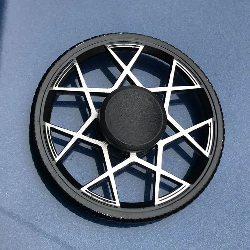 New Types Wheel Spinner Metal Decompression Finger Gyro Toys for Anxiety Adult Stress Reliever Toys Alloy Fingertip Gyro