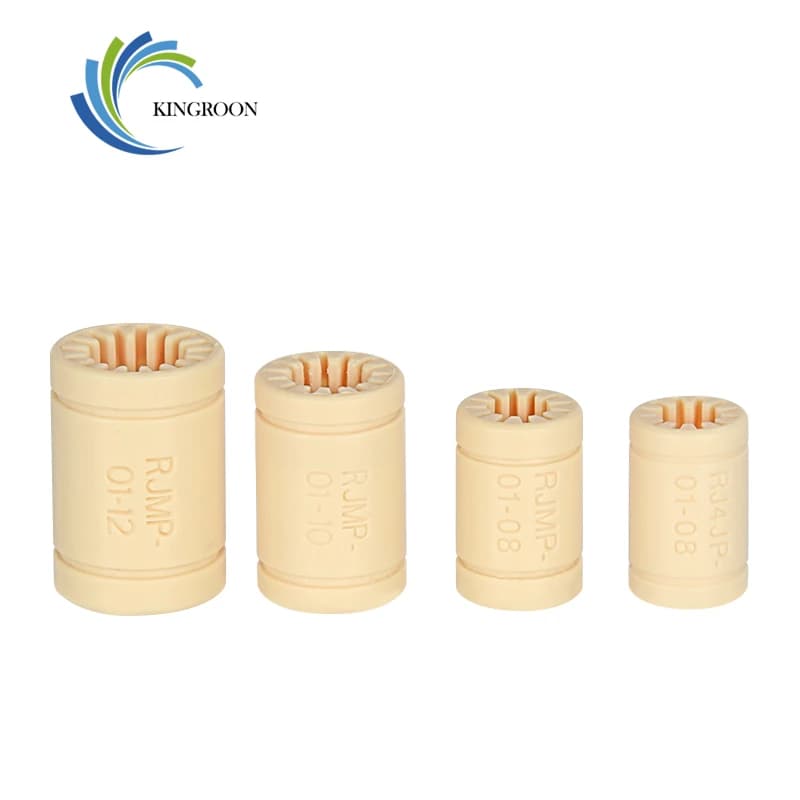 KingRoon 4pcs RJMP-01 RJ4JP Plastic Linear Bearings Bushing Polymer Bearing Shaft for Mendel 3D Printer Parts Prusa Mendel DIY