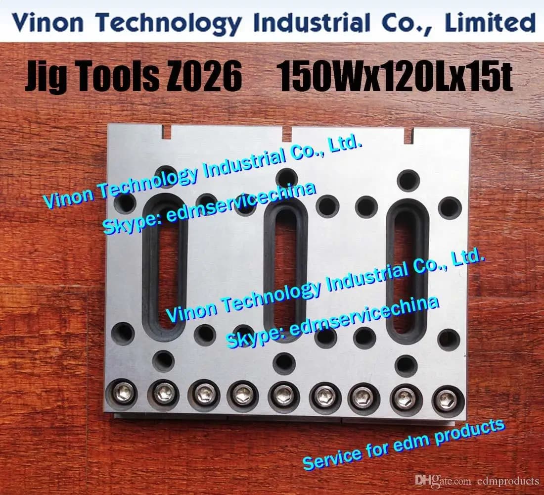 Z026 150x120x15mmStainless Precision Wire Electroerosion Mask Tool - Wire Electroerosion Fixing Card