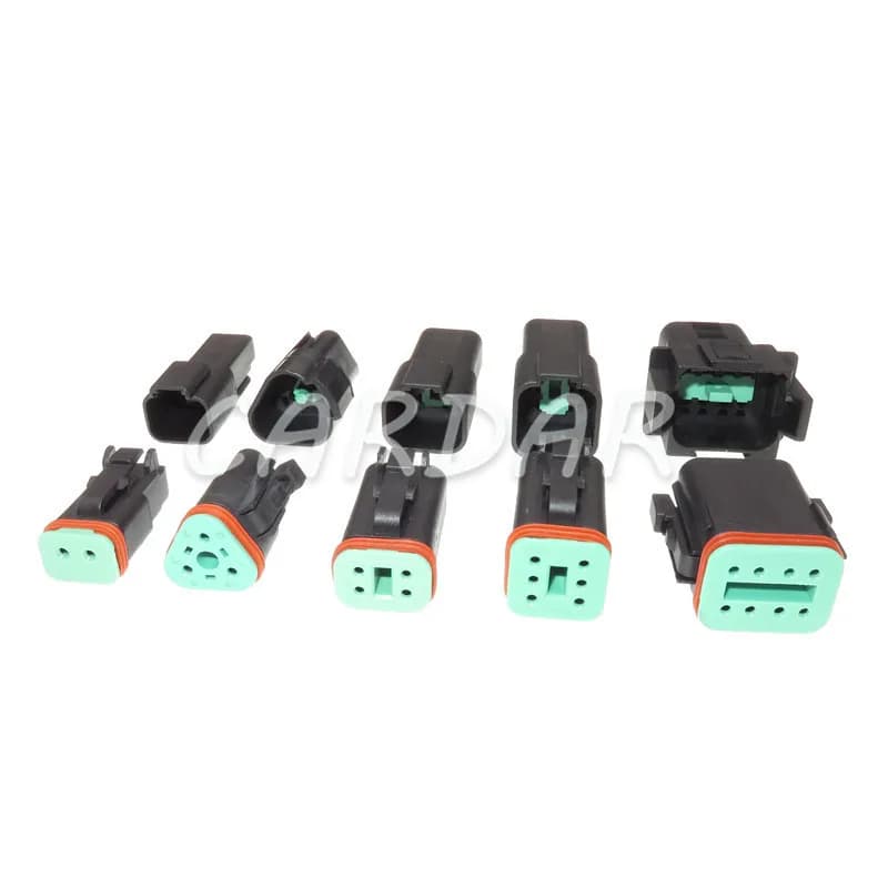 1 Set Deutsch DT connettore nero spina elettrica impermeabile DT06/DT04 2/3/4/6/8 Pin motore/cambio per camion auto Bus