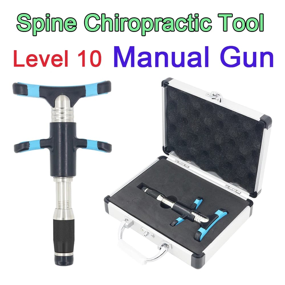 300N Manual chiropractic adjustment tools Therapy Spine Pain Improves joint pain Physiotherapy Pistola Chiropratica