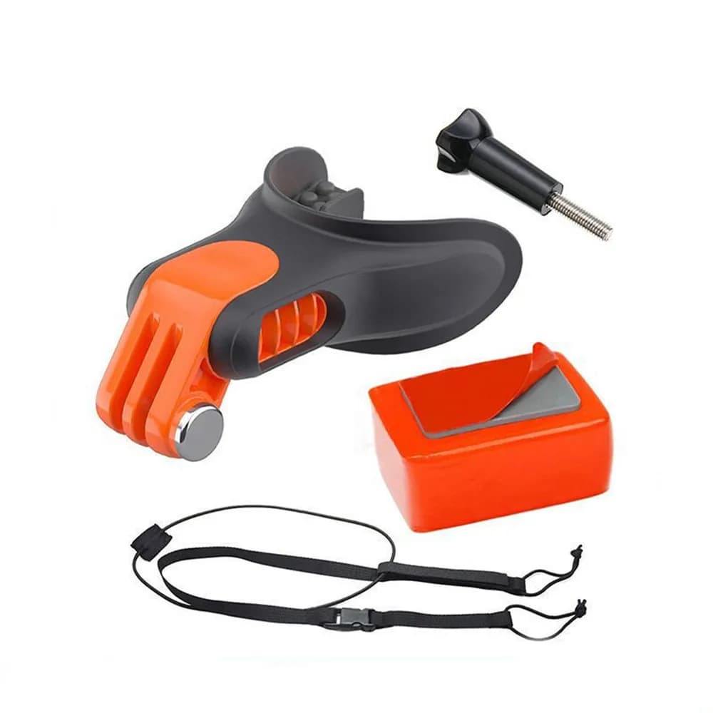 Per DJI Action 5 pro Surf Shoot Surf Manichino Bocca Denti Bretelle Kit di montaggio per Gopro 13 /Insta360 ace pro 2 Staffa