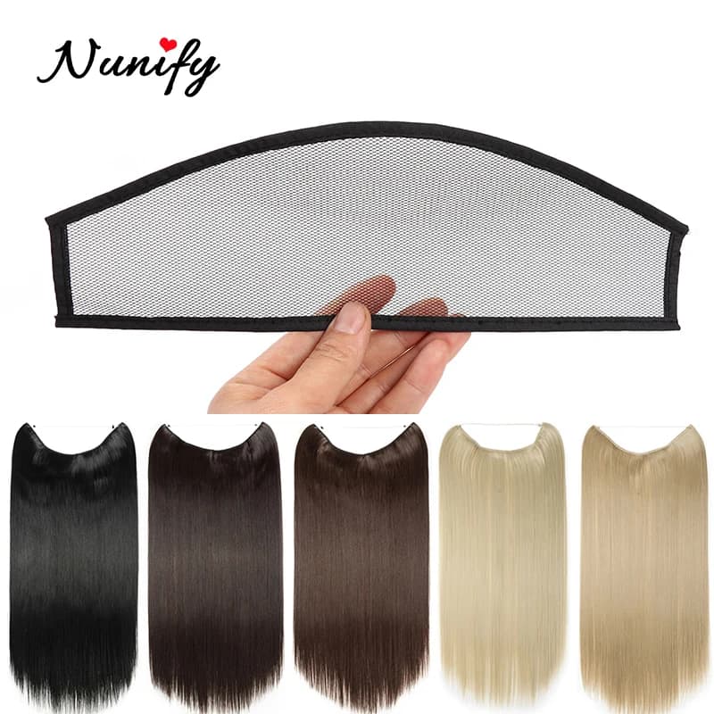 Nunify Retina per capelli invisibile per capelli Clip per crisantemo Retina per capelli Protezione per parrucca in pizzo Base Rete svizzera per realizzare parrucche in pizzo per donne e ragazze
