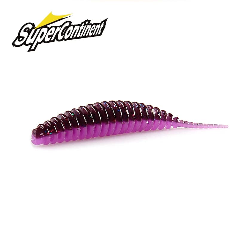 2021 Supercontinente verme esca morbida Tanta 49mm 65mm esche da pesca Pesca alla carpa bass richiamo Isca artificiale PVA