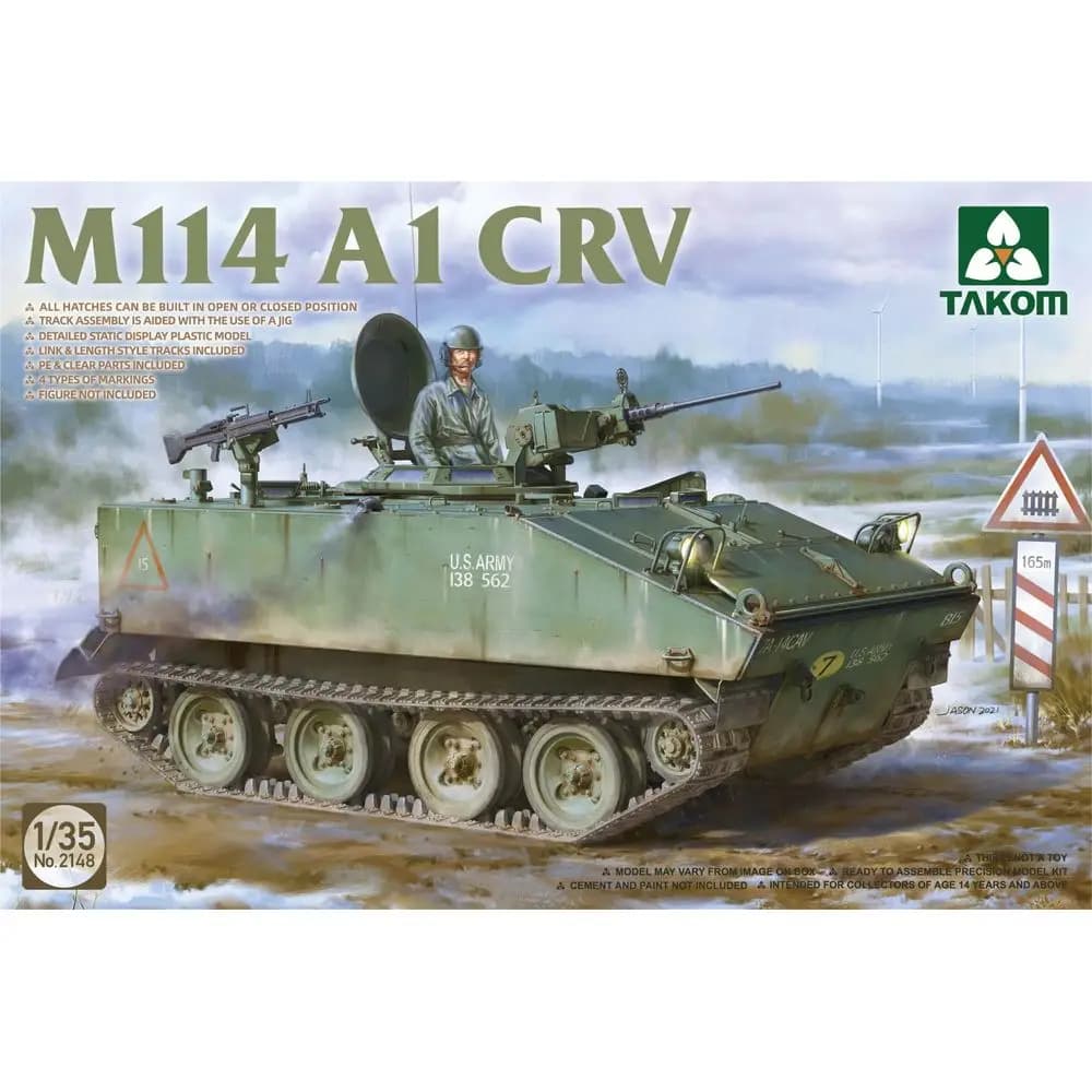 TAKOM 2148 1/35 US M114A1 CRV - Kit modello in scala