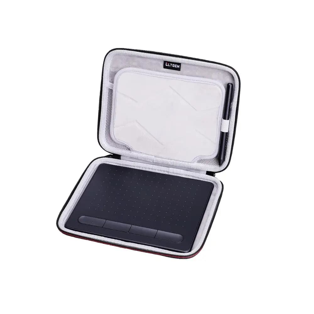 Custodia rigida in EVA impermeabile LTGEM per tavoletta grafica Wacom CTL4100 Intuos