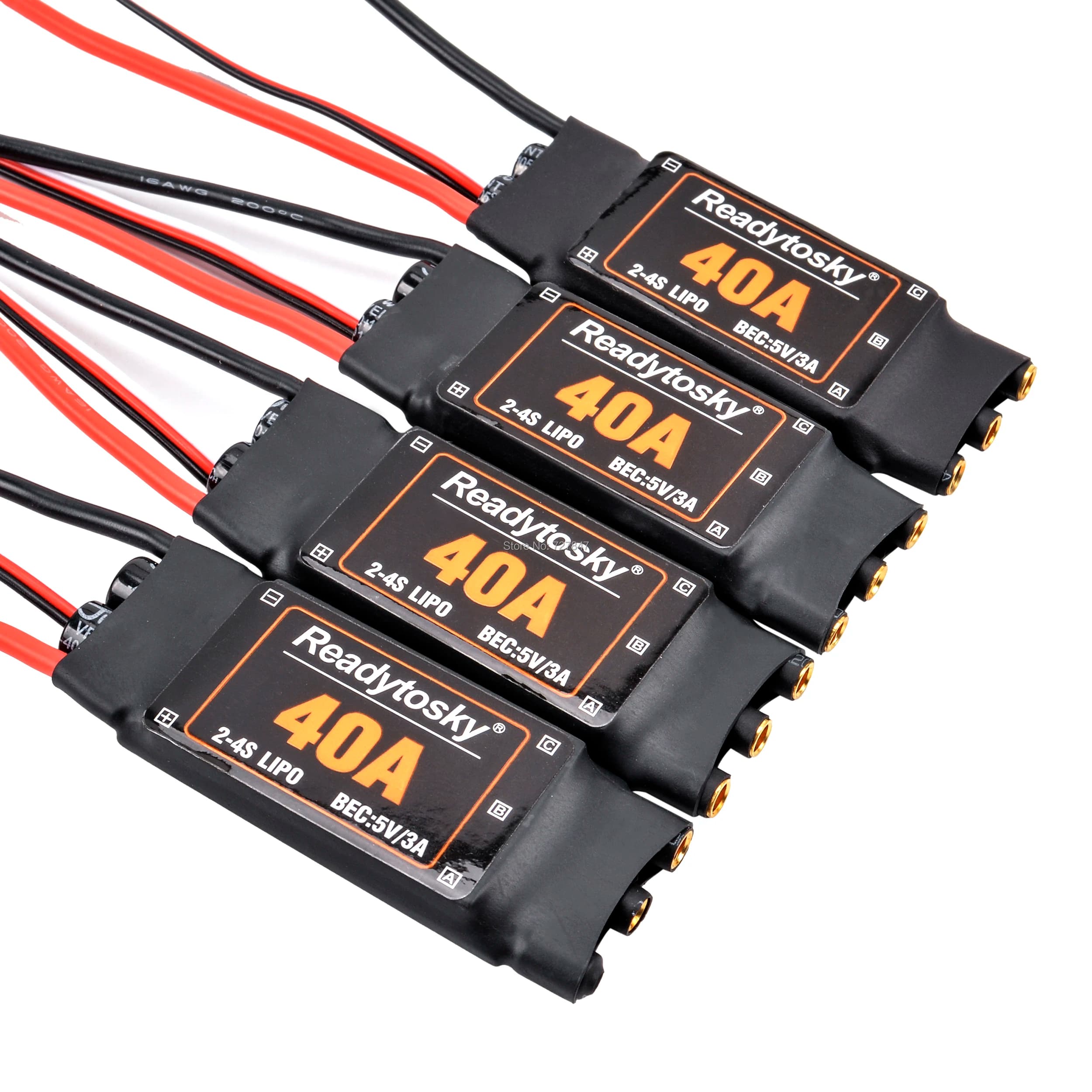 NUOVO 40A ESC 2-4S 5V/3A Brushless ESC Regolatore di Velocità Elettronico Per F450 S500 ZD550 RC Elicottero Quadcopter