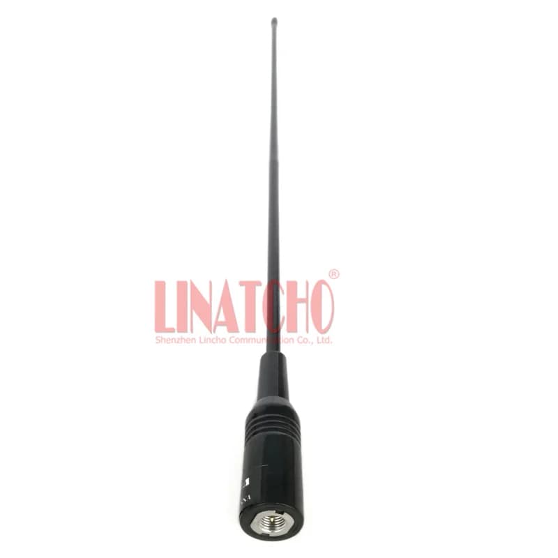 NA771 Antenna radio flessibile da 38 cm per walkie-talkie dual band UHF/VHF 144/430 MHz con connettore SMA maschio