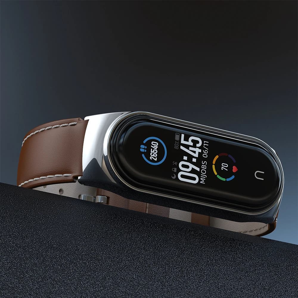 Per Mi Band 10 9 8 7 6 5 cinturino in pelle per Xiaomi Mi Band 9 braccialetto Miband 8 7 6 5 4 3 braccialetti nuovo cinturino stile Mijobs Design