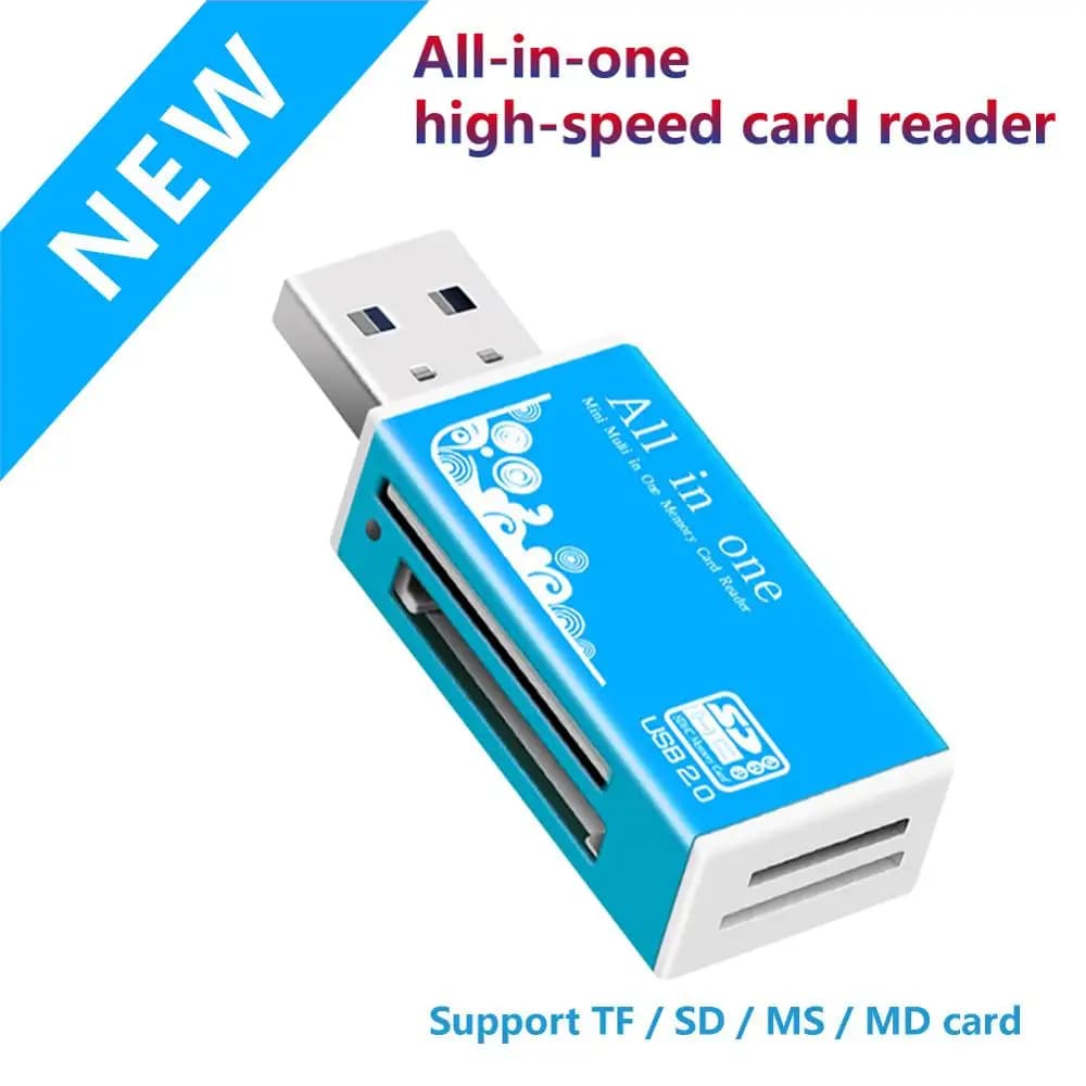 Multi All in 1 Micro USB 2.0 lettore di Schede di Memoria Adattatore per Micro HC TF M2 MMC MS PRO DUO lettore di Schede
