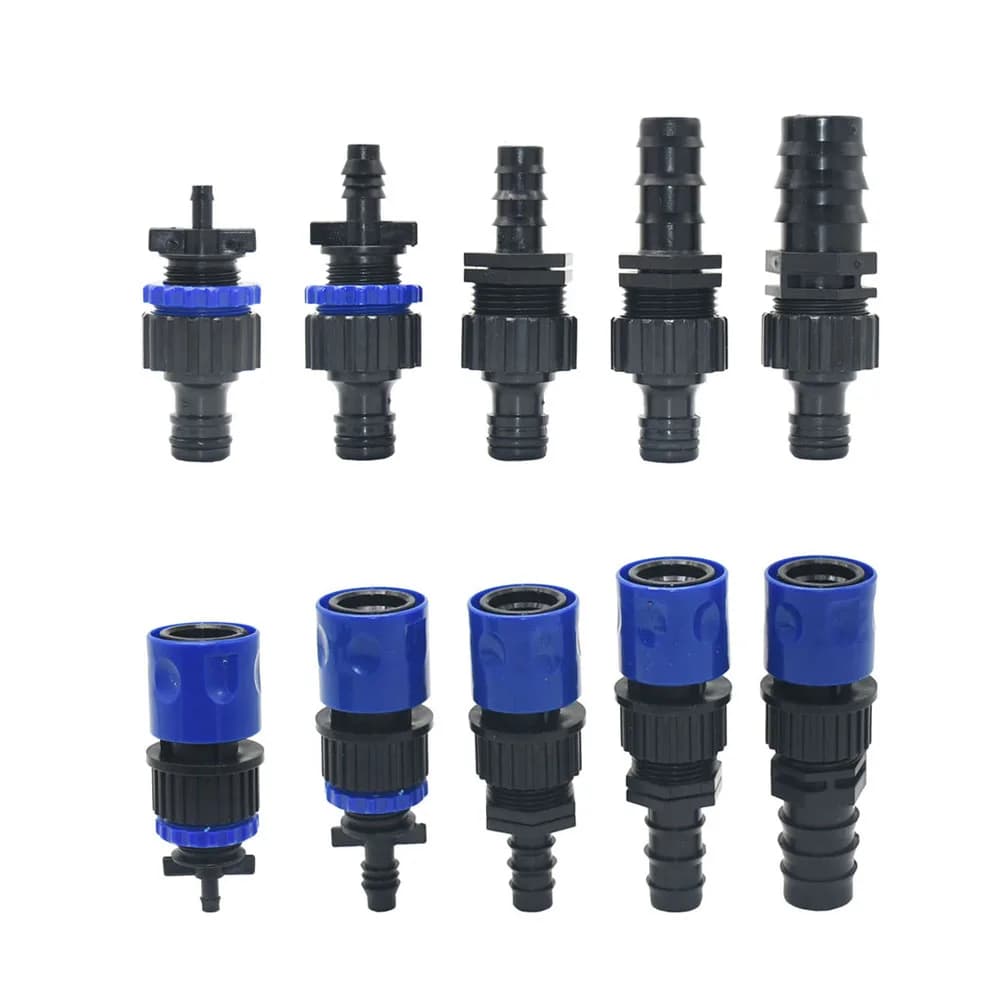 Tubo flessibile spinato 1/4 3/8 1/2 3/4 1 pollice Connettore rapido 4/7mm 8/11mm 16mm 20mm 25mm Connettore tubo acqua Rubinetto 1 pz