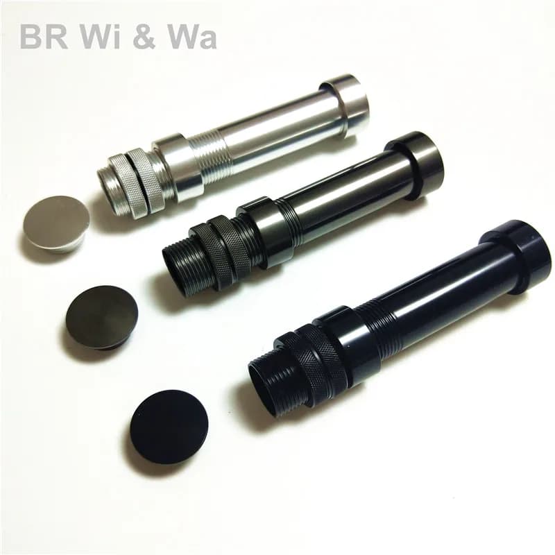 BR Wi & Wa Fly Canna da pesca per riparazione mulinello in alluminio, legno compresso, fai da te, 30 g, dimensioni # 16