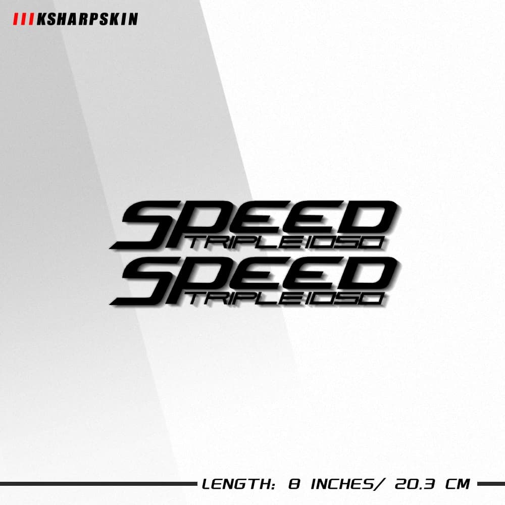 Adesivi Moto bicicletta adesivo serbatoio carburante ruota casco MOTO impermeabile logo riflettente decalcomania Per TRIUMPH SPEED TRIPLE 1050