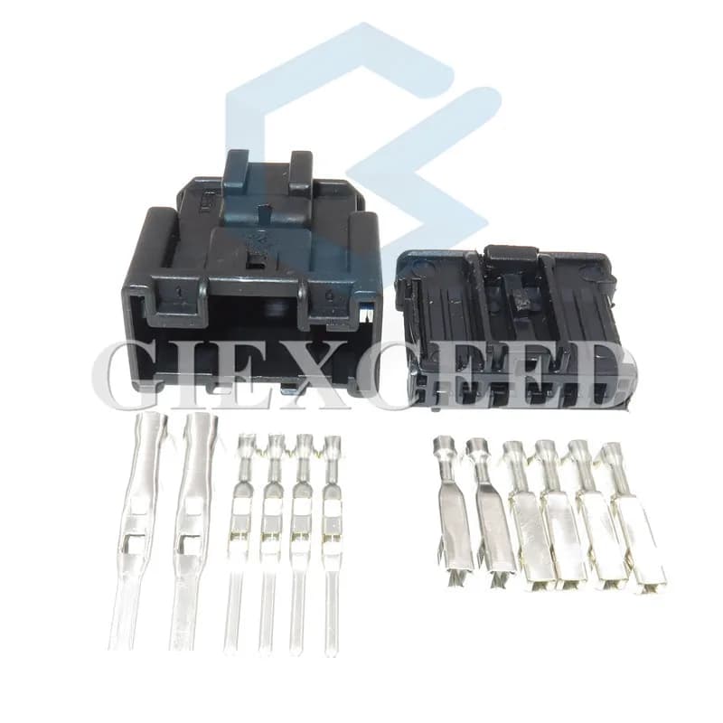 6 Spille 98825-1061 98821-1061 Automotive Fanale Posteriore Spina Della Luce AC Montaggio Connettore Prese Lampada Auto Per HDC6MX05F Citroen