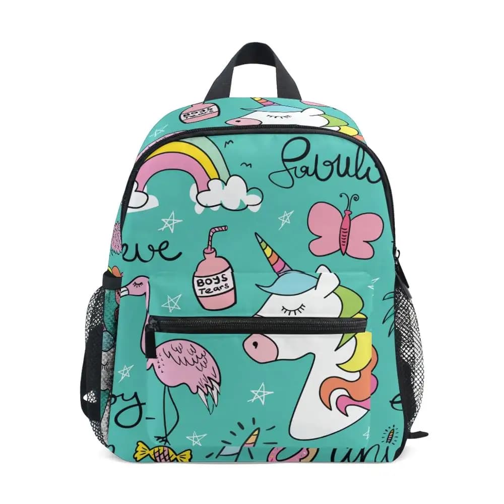 ALAZA Unicorn print zaini per bambini zaini per scuola materna per bambini zaini per neonati maschi e femmine Nursery Toddler Cute zaino hot