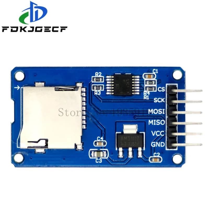 10 pezzi di scheda Micro SD Mini scheda di archiviazione lettore di schede TF modulo scudo di memoria SPI per kit fai da te arduino