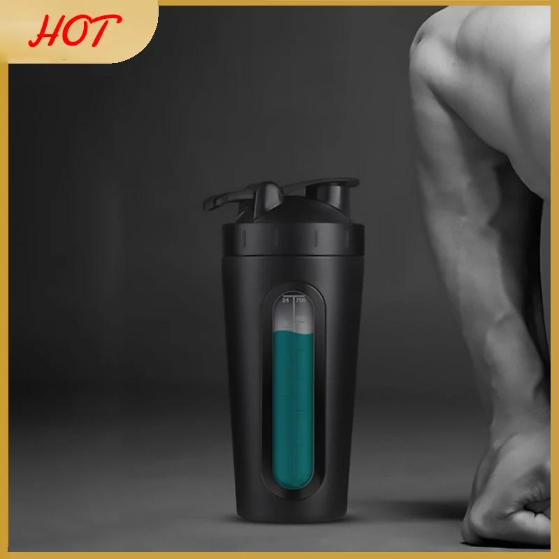 Shaker for whey protein sports bottle Shaker stainless steel without tainless stagna gym nutrition vacuum blender custom cup