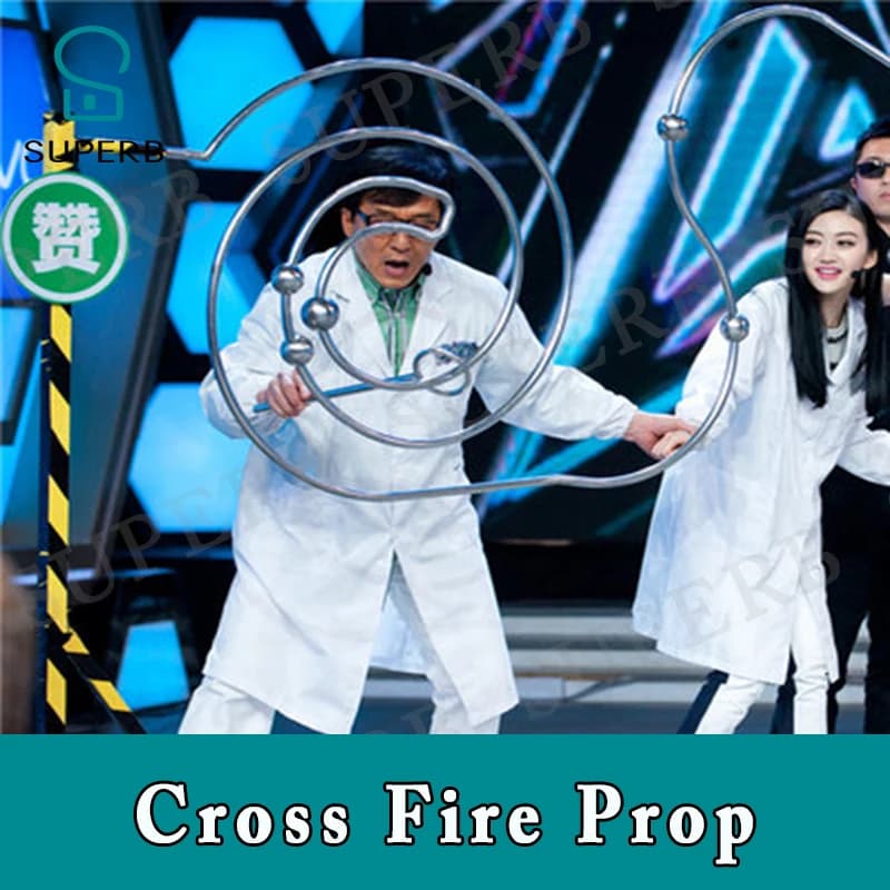Escape room game cross fire prop per adventure game vita reale Takagism gioco cross crack prop escape game cross fire puzzle prop