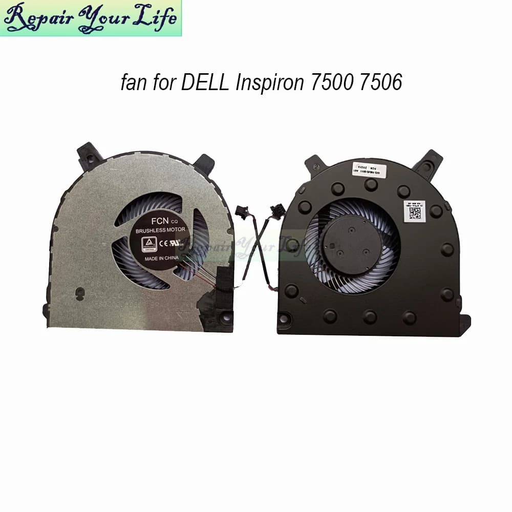 Ventole di raffreddamento della CPU CTCNV per DELL 7500 2-in-1 7506 CN-0CTCNV radiatore di raffreddamento del processore del Laptop PB8006S05HS2 DC5V