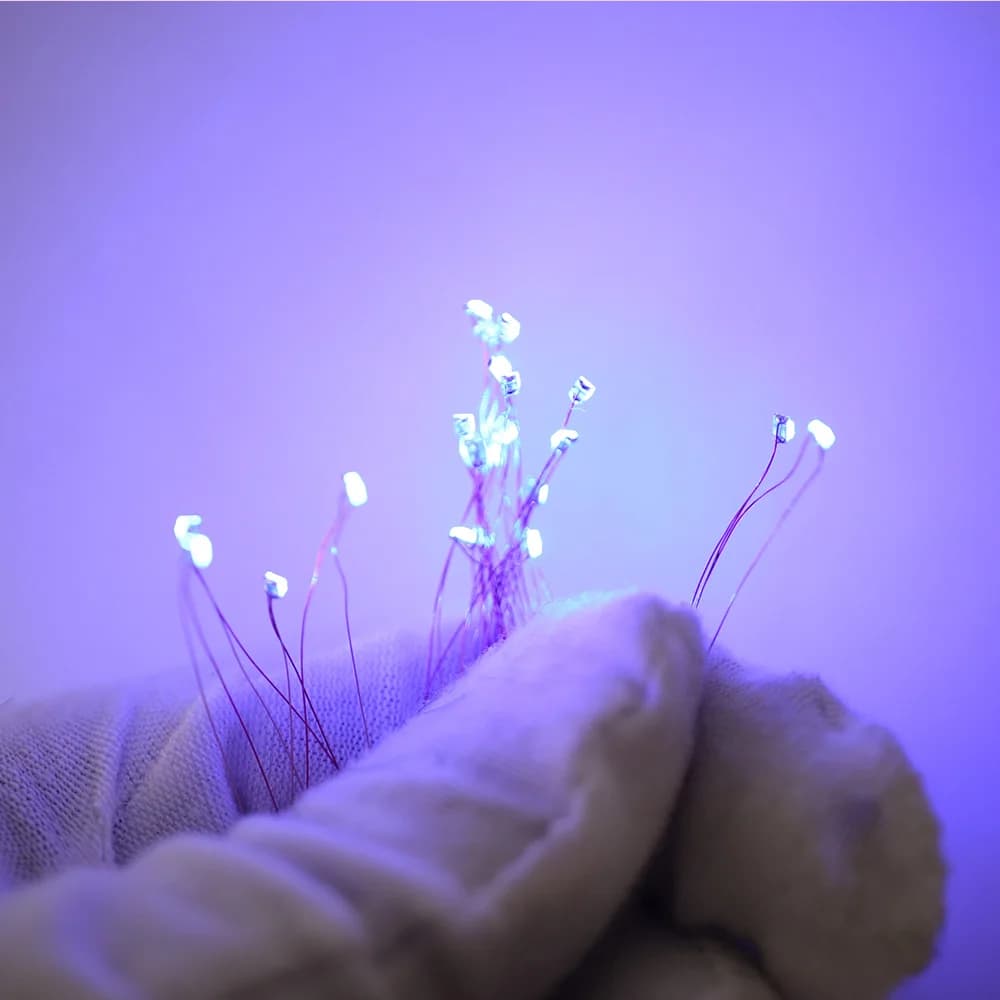 10 pz Ultra Luminoso 3 V Pre Cablato Diodi Led Chip Luce di Striscia Per Fai Da Te Modello di Modellazione Treno Pre-saldato Micro Litz