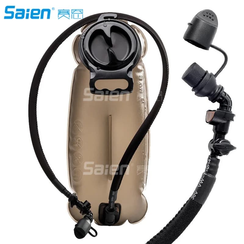 3 Liter TPU hydration bladder, BPA-free water tank bag with insulated tube for cycling hydration package, climbing
