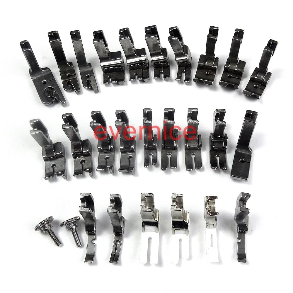 25 SET PIEDINO per JUKI DDL-5550 8500 8700 9000 MACCHINA DA CUCIRE INDUSTRIALI