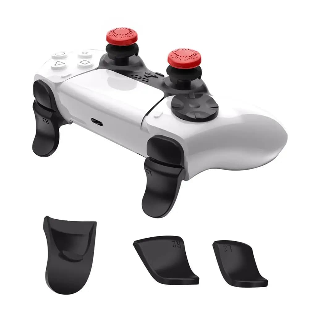 5 in 1 per Controller PS5 Thumb Stick Grip Key Caps Joystick Cover L2 R2 Trigger Extender per Playstation 5 accessori di gioco