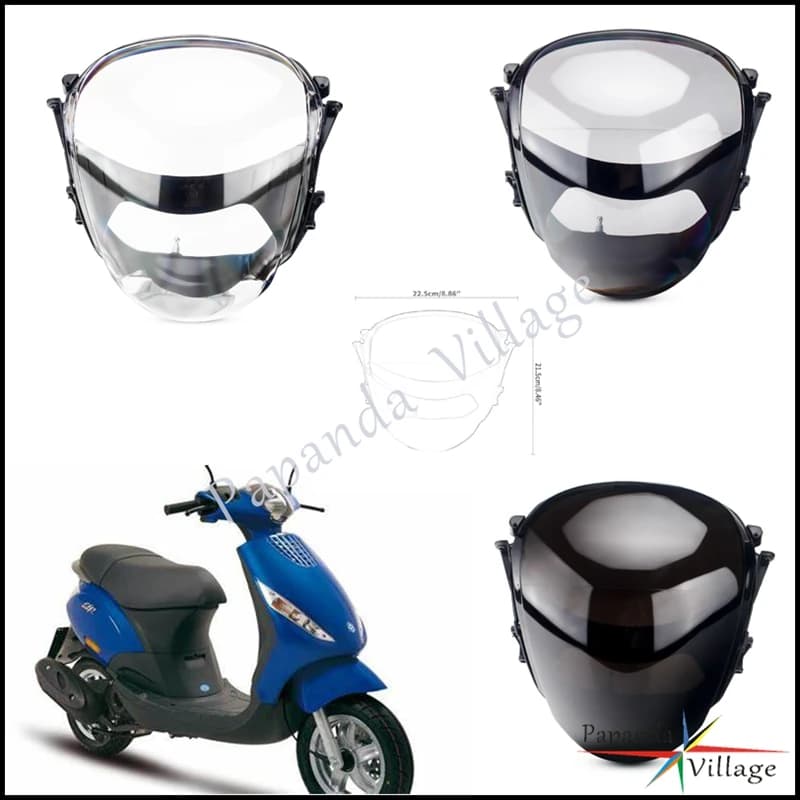 Maschera faro in vetro per faro anteriore moto per Zip 50 100 125 2T AC 4T Fast Rider 2001-2019 3 colori protezione faro