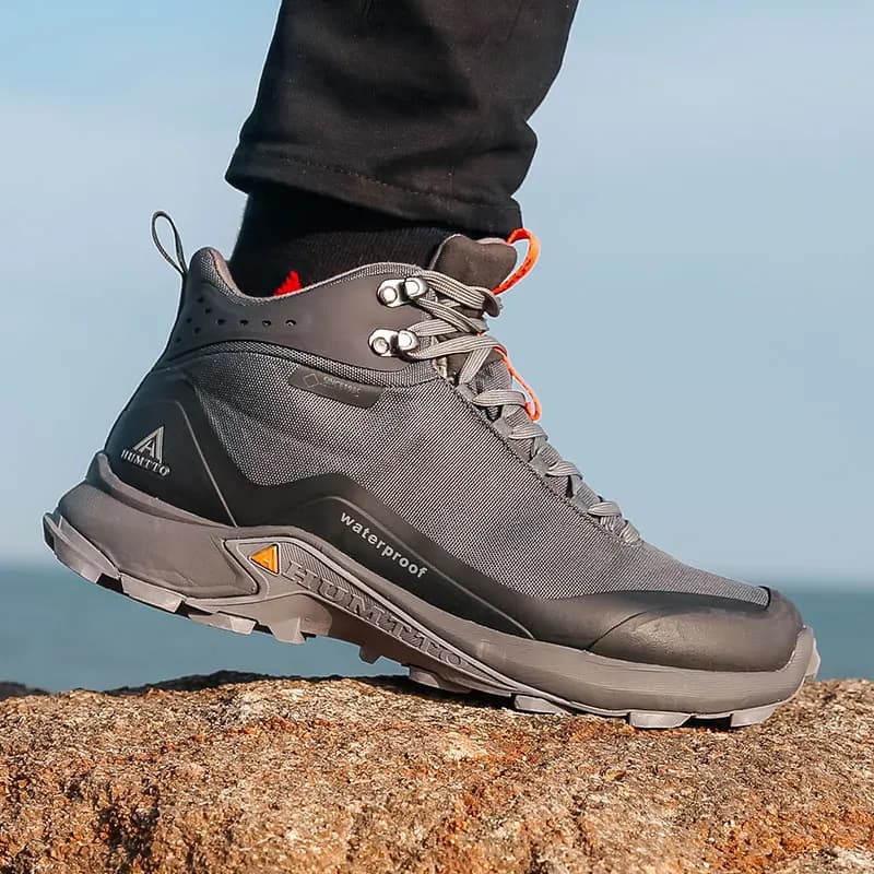 Scarpe da Trekking HUMTTO per Uomo e Donna, Sneakers per Arrampicata, Campeggio, Escursionismo, Stivali Tattici da Caccia, Scarpe da Montagna e Neve