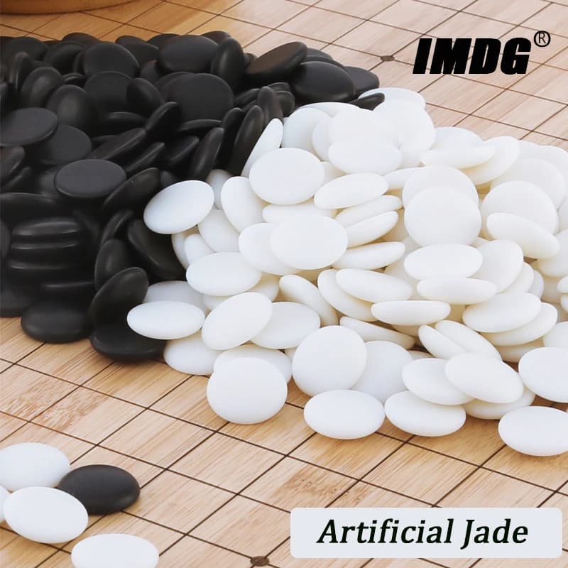 Go scacchi 361 pietre Weiqi imitazione giada artificiale giada gioco di scacchi Gobang abete regali per principianti con scacchiera in pelle