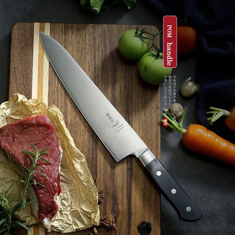 Coltelli da cucina in acciaio inossidabile 6 cr16mov in stile giapponese mannaia affilata carne Gyutou Chef coltello da pesce manico POM