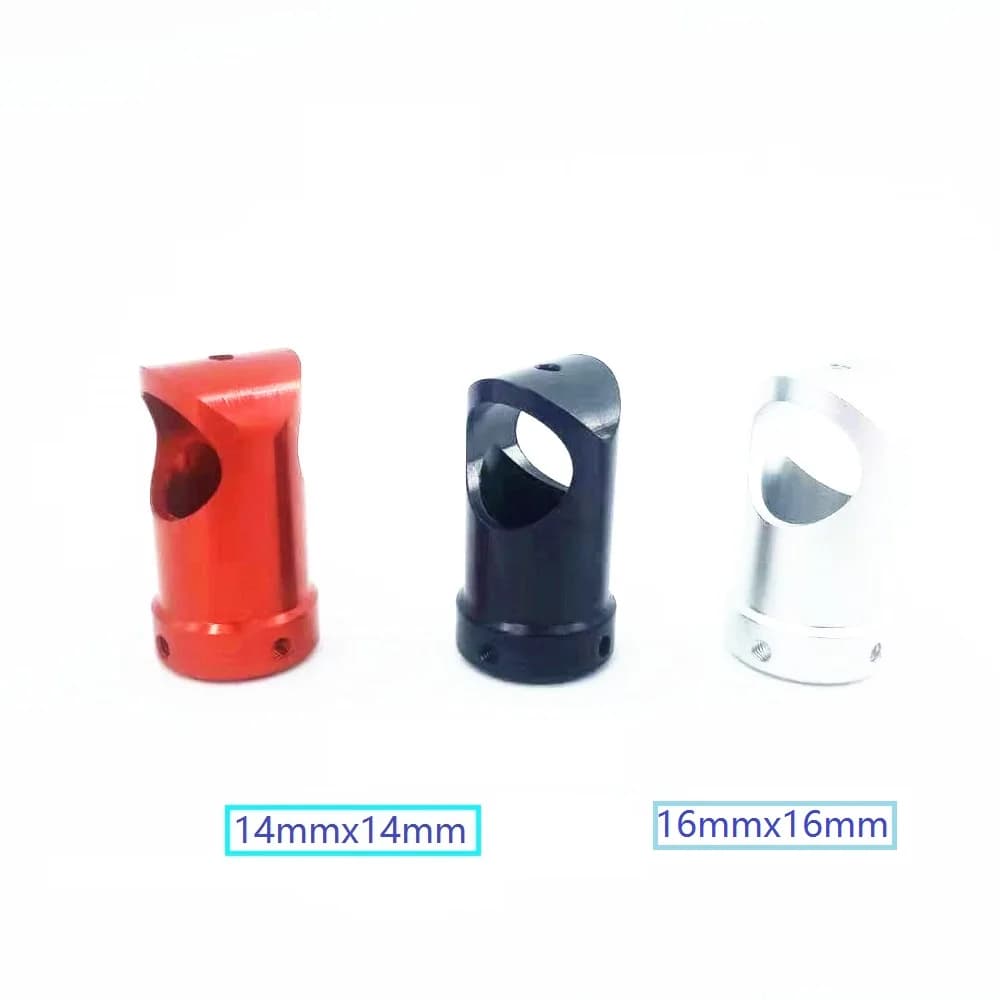 4PCS Aluminum 18 to18mm 12 to12mm Tripod Tee D12 D18 Landing Gear Joint Connector Frame Arm Carbon Tube Connect