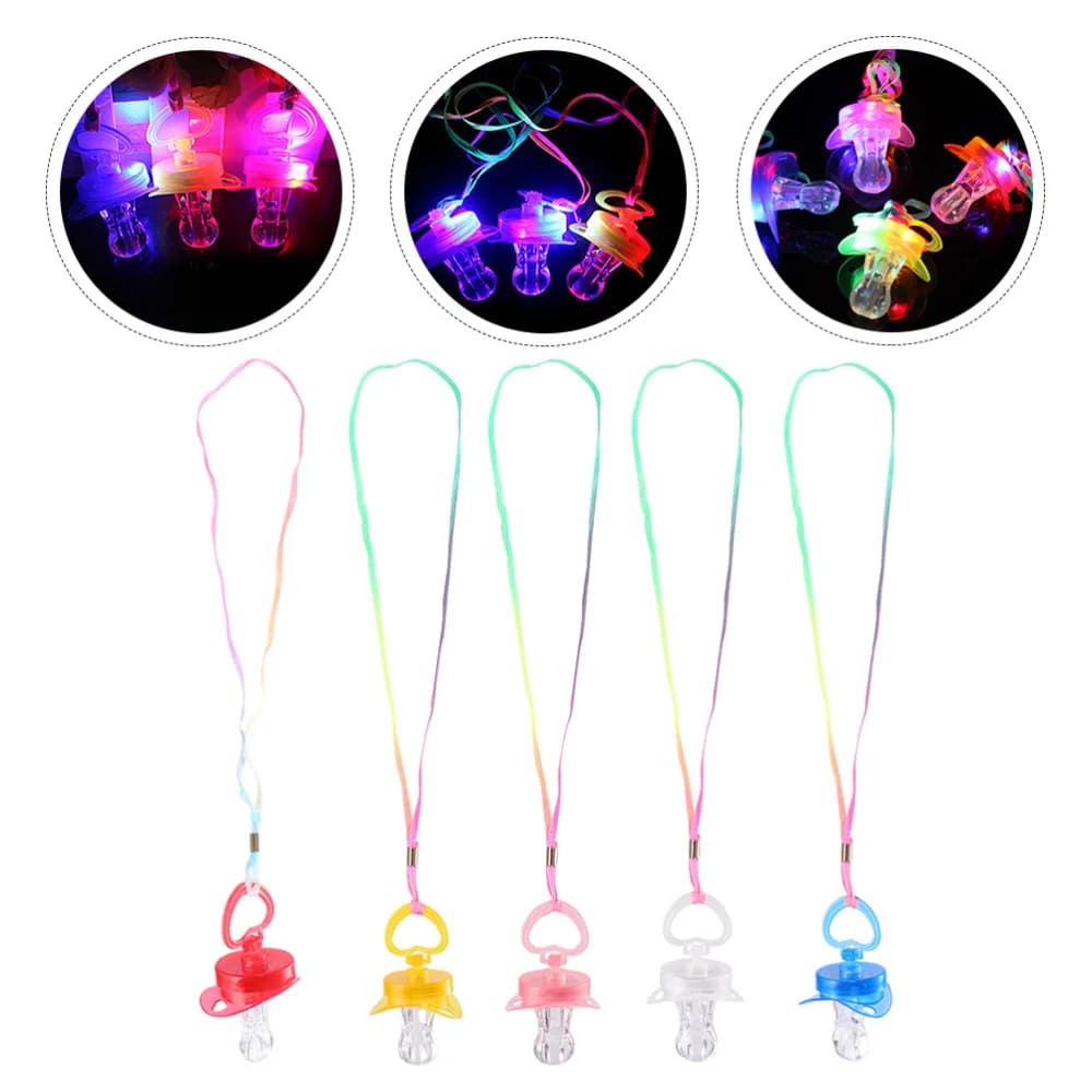 5 Pcs Pacifier Whistle Pleasurable Kids Toys Fashion Plaything Decor Funny Flashing