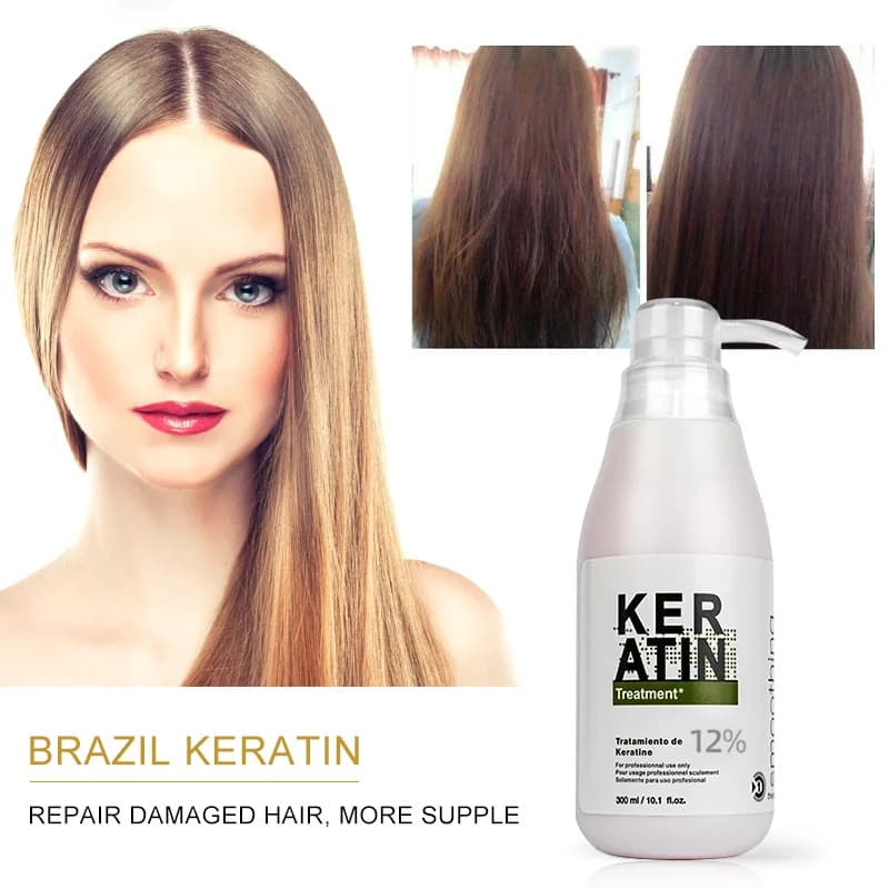 PURC 300ml formaldeide trattamento per capelli alla cheratina brasiliana lisciante lisciante nutriente trattamento del cuoio capelluto prodotti per la cura dei capelli