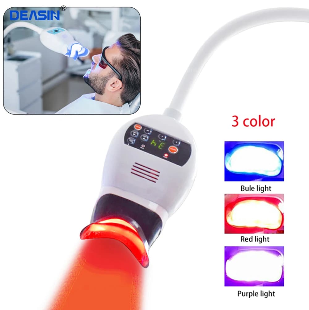 Strumenti di odontoiatria della lampada di sbiancamento dei denti della scrivania della macchina di sbiancamento dei denti della luce fredda dentale LED