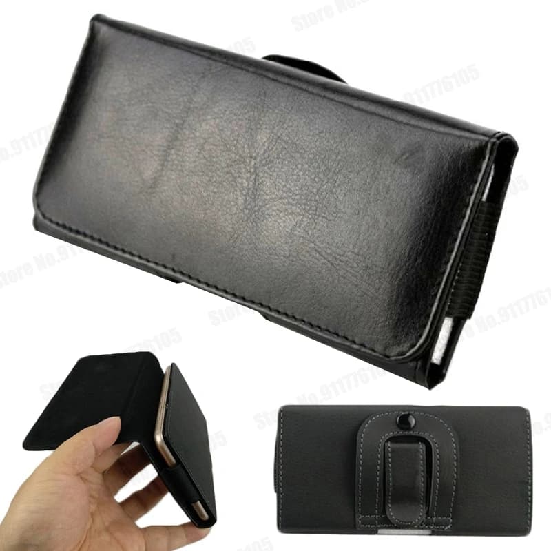 Leather Belt Clip Flip Phone Case for Oneplus Nord N200 5G N100 N10 Holster Waist Bag Phone Pouch For One Plus 9 8 7 Pro 8T Plus